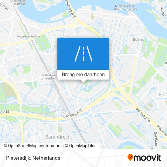Pietersdijk kaart