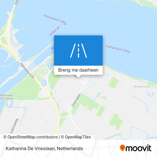 Katharina De Vrieslaan kaart