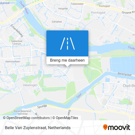 Belle Van Zuylenstraat kaart