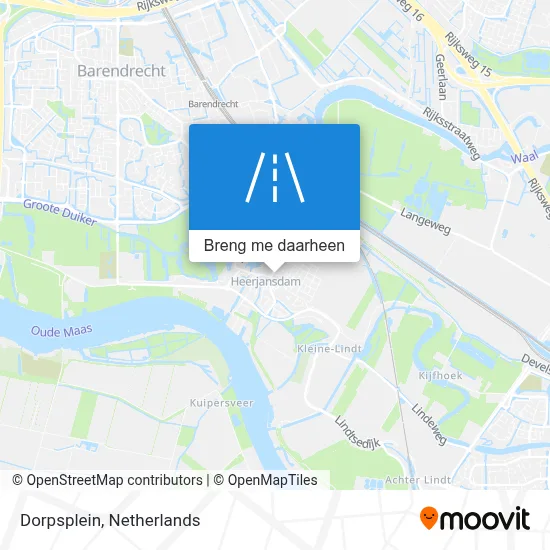 Dorpsplein kaart