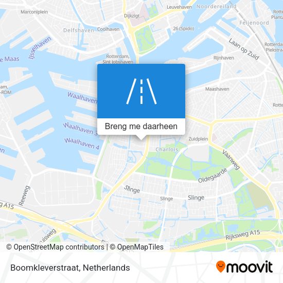 Boomkleverstraat kaart