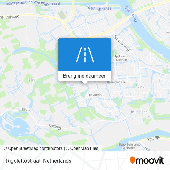 Rigolettostraat kaart
