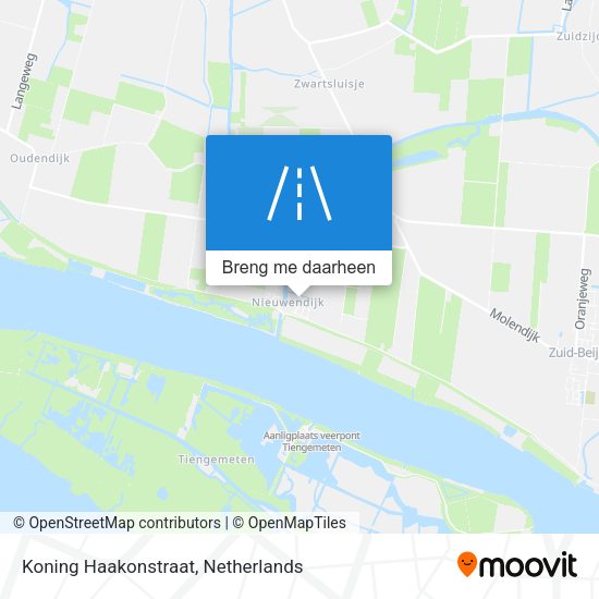 Koning Haakonstraat kaart