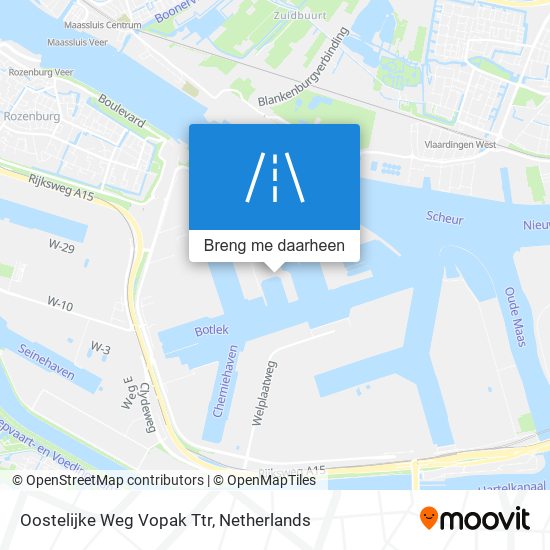 Oostelijke Weg Vopak Ttr kaart