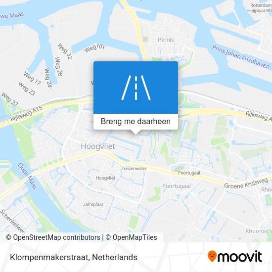 Klompenmakerstraat kaart