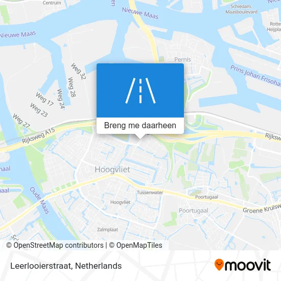 Leerlooierstraat kaart