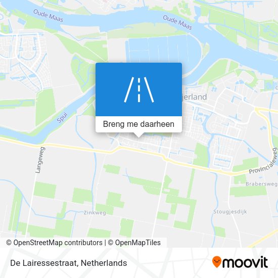 De Lairessestraat kaart