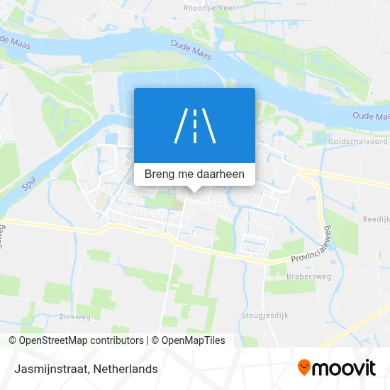 Jasmijnstraat kaart