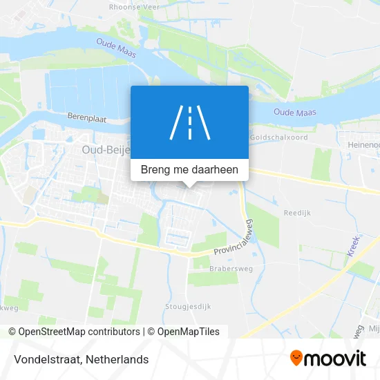 Vondelstraat kaart