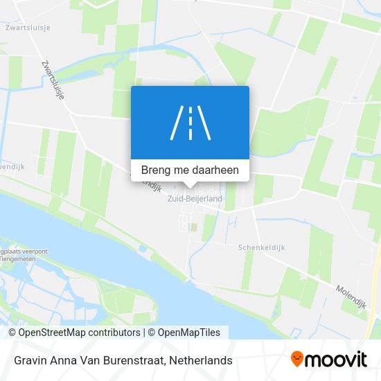 Gravin Anna Van Burenstraat kaart