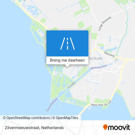 Zilvermeeuwstraat kaart