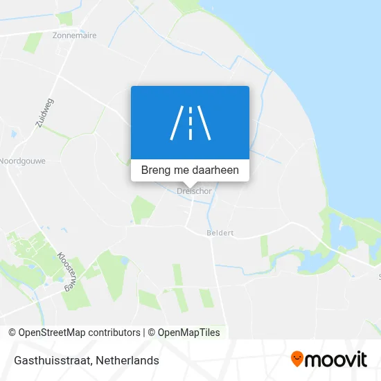 Gasthuisstraat kaart