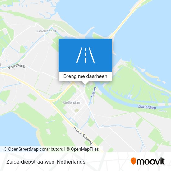 Zuiderdiepstraatweg kaart