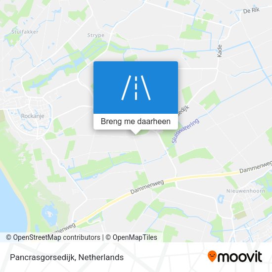 Pancrasgorsedijk kaart