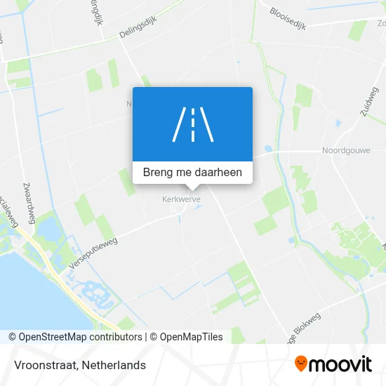 Vroonstraat kaart