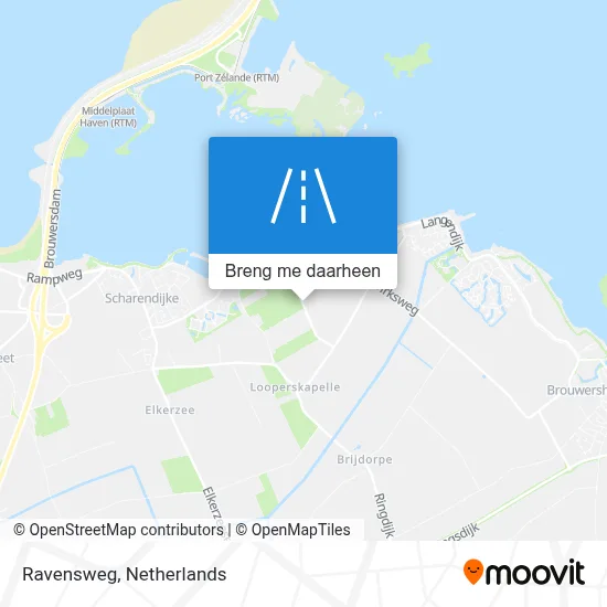 Ravensweg kaart
