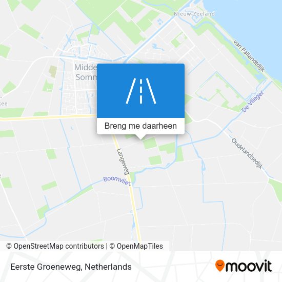 Eerste Groeneweg kaart