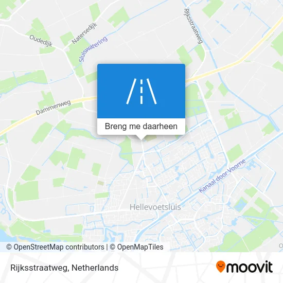 Rijksstraatweg kaart