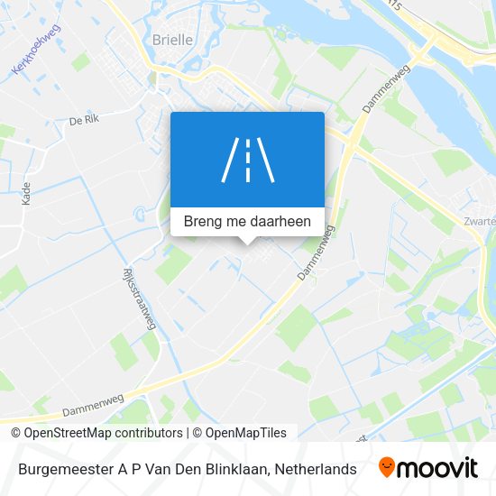 Burgemeester A P Van Den Blinklaan kaart