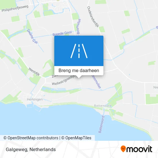 Galgeweg kaart