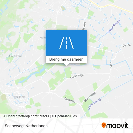 Sokseweg kaart
