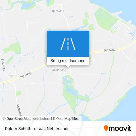 Dokter Schutterstraat kaart