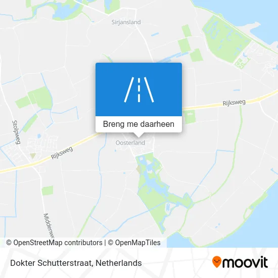 Dokter Schutterstraat kaart