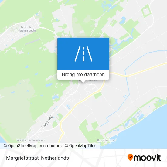Margrietstraat kaart