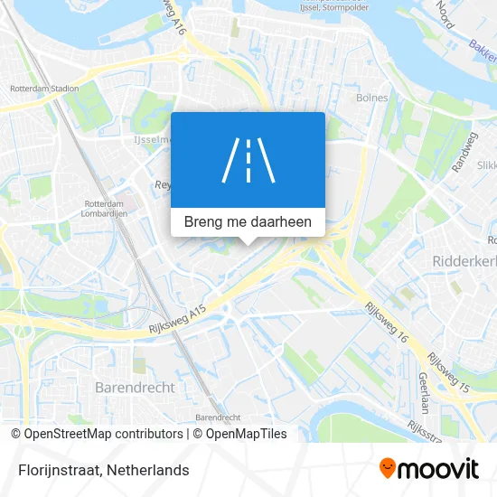 Florijnstraat kaart