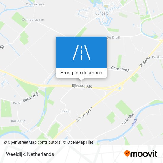 Weeldijk kaart