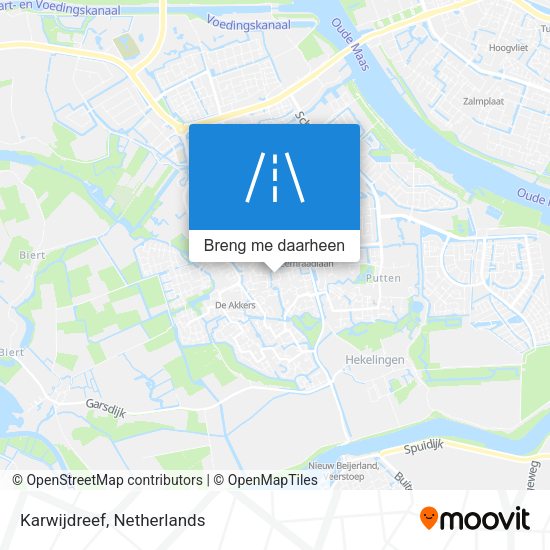 Karwijdreef kaart