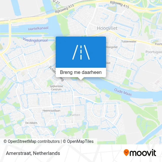 Amerstraat kaart