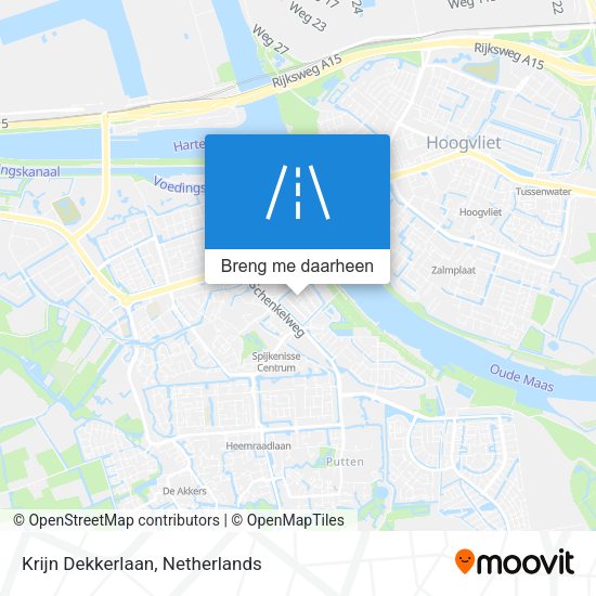 Krijn Dekkerlaan kaart