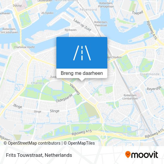 Frits Touwstraat kaart