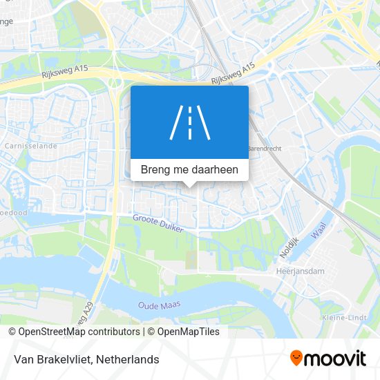 Van Brakelvliet kaart