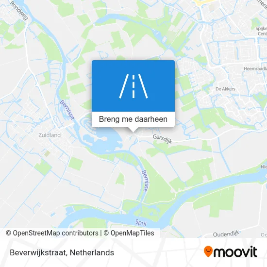Beverwijkstraat kaart