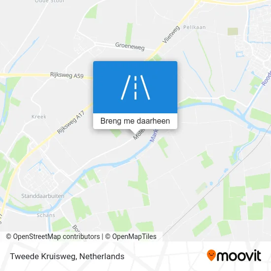 Tweede Kruisweg kaart