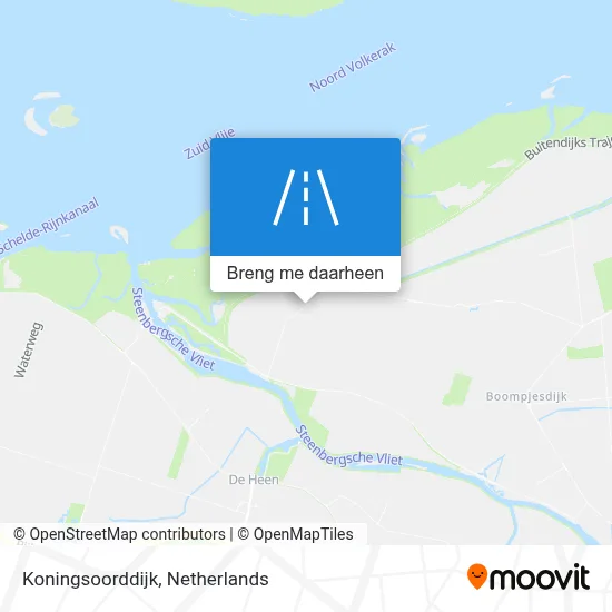 Koningsoorddijk kaart