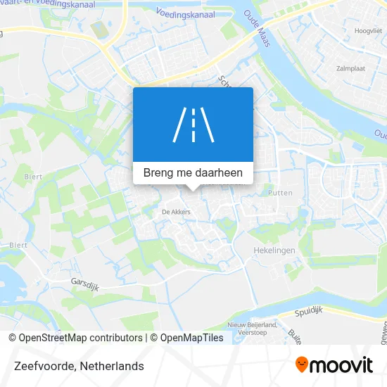 Zeefvoorde kaart