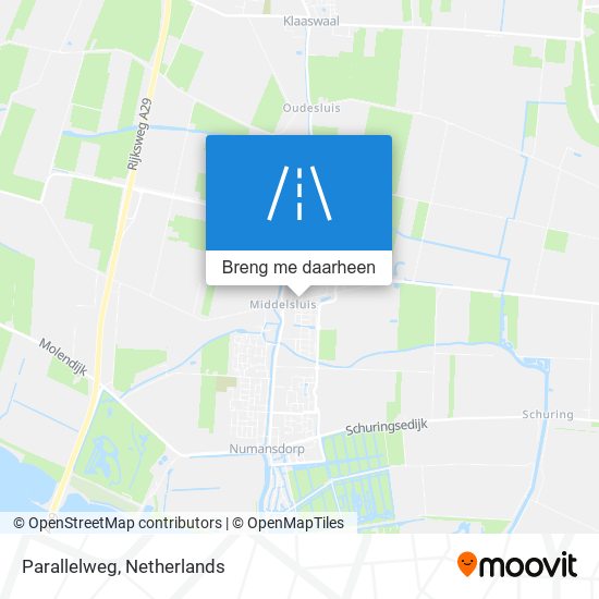 Parallelweg kaart