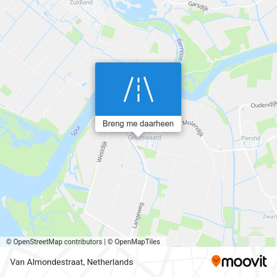 Van Almondestraat kaart