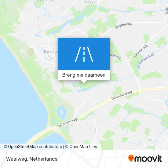 Waalweg kaart
