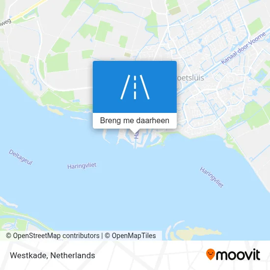 Westkade kaart