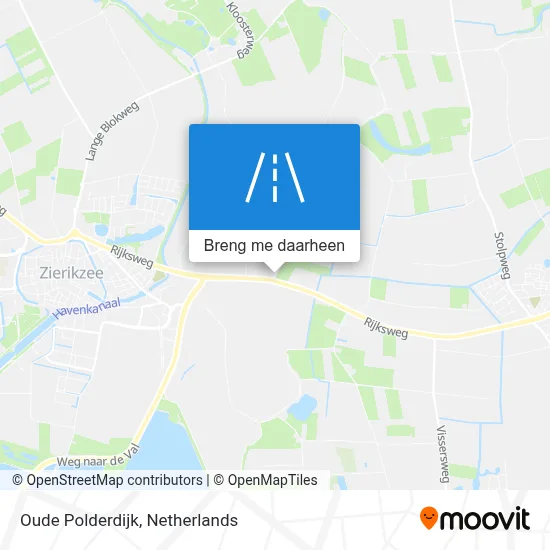 Oude Polderdijk kaart