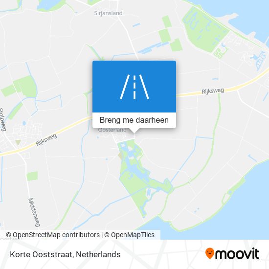 Korte Ooststraat kaart