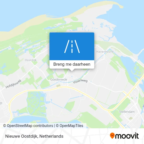 Nieuwe Oostdijk kaart