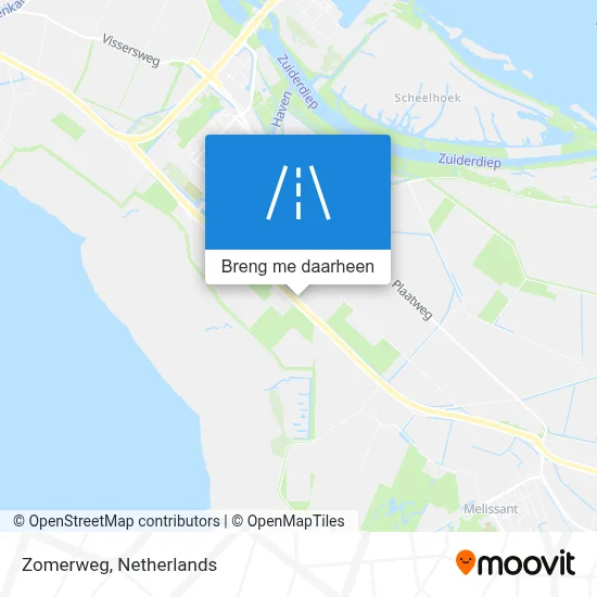 Zomerweg kaart