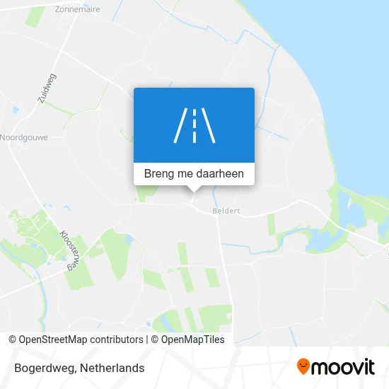 Bogerdweg kaart