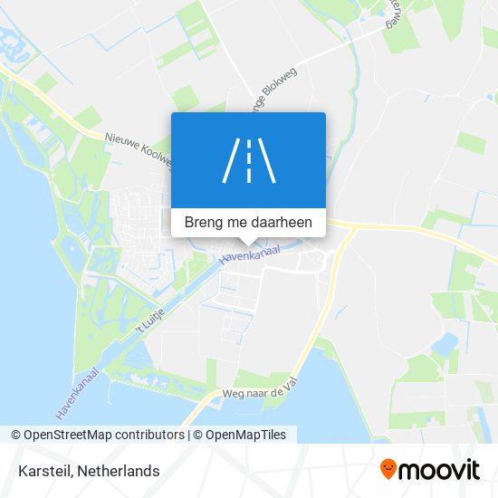 Karsteil kaart