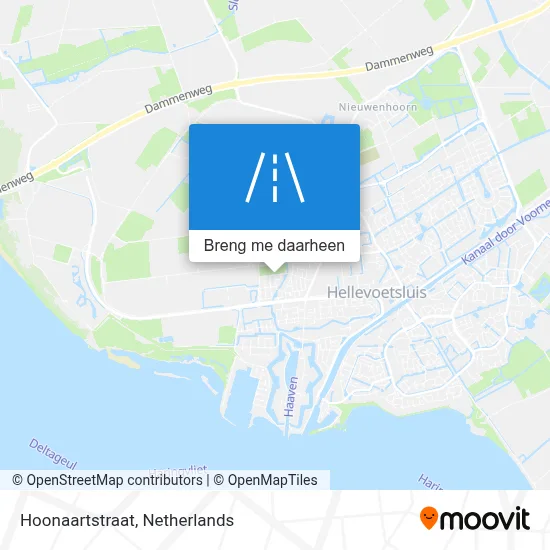 Hoonaartstraat kaart